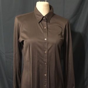 Calvin Klein Grey Dress Shirt Knee-Length Sz.12